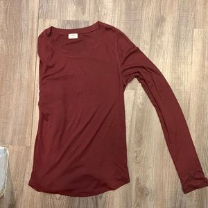Aritzia wilfred long sleeve ribbed top medium, great condition